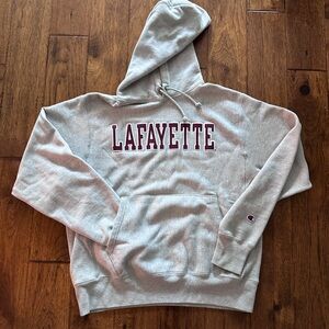 Vintage Lafayette College Reverse Weave Hoodie Sweatshirt by Champion